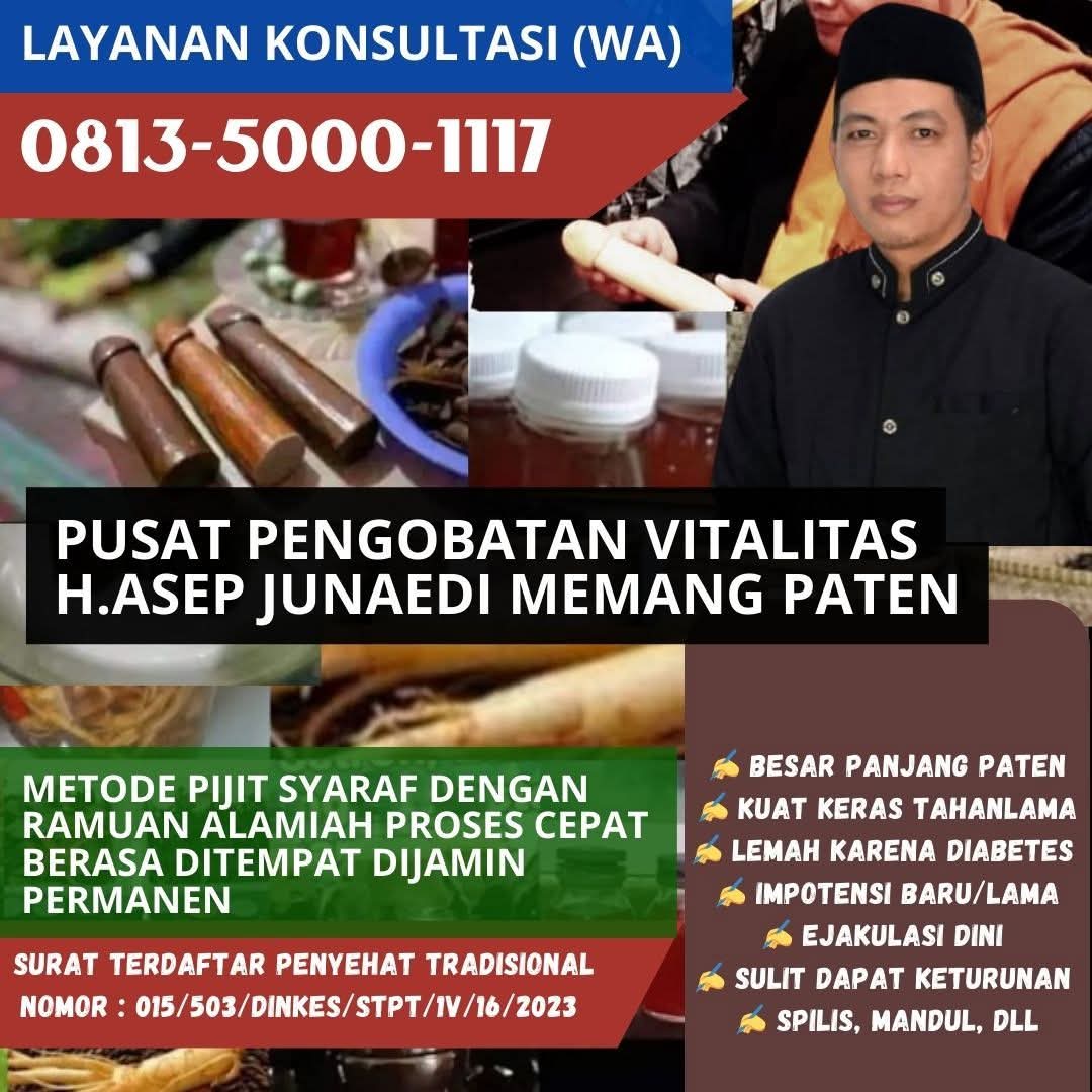 Pengobatan Vitalitas H Asep Junaedi