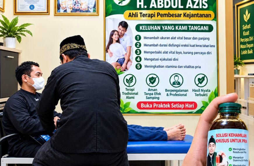 Pusat Pengobatan Resmi Alat Vital H Abdul Azis Kini Hadir di Cibinong