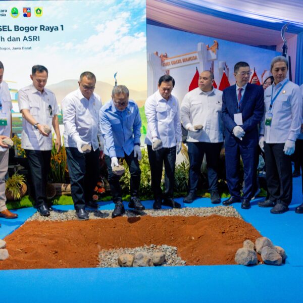 Peletakan Batu Pertama Tandai Peresmian Pembangunan PSEL Bogor Raya di Desa Galuga 