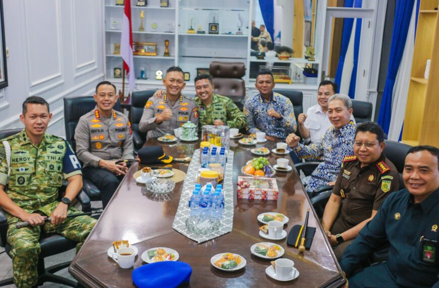 Unsur Forkopimda Kota Bogor Sambut Kapolresta Bogor yang Baru Kombes Pol. Adhitya Panji Anom