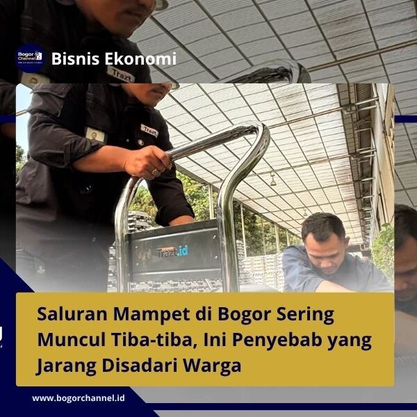 Saluran Mampet di Bogor Sering Muncul Tiba-tiba, Ini Penyebab yang Jarang Disadari Warga