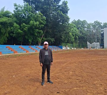 Lapangan GOR Pajajaran Rusak Jelang PORPROV 2026, Proyek Rehabilitasi Rp2,11 Miliar Disorot KPP